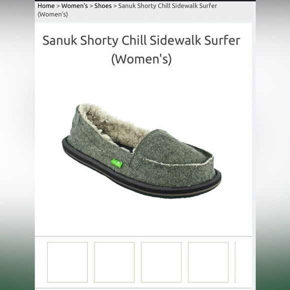 Sanuk Sidewalk Chill Surfers Shorty Tan and Brown Sz 7 - Picture 3 of 15